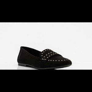 Black Suede Flats